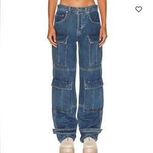 GRLFRND Lex Cargo in Rio Grande denim